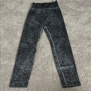 lululemon athletica Black and Gray Leggings
